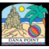 DANA POINT, CA SAND CASTLE PIN